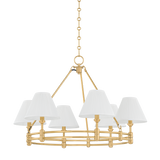 Hudson Valley Lighting Howard AGED BRASS 32.75W x 23H Chandelier