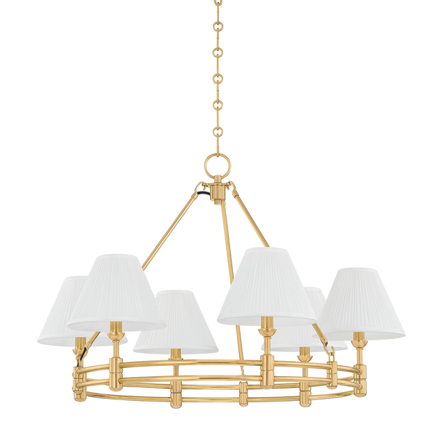 Hudson Valley Lighting Howard AGED BRASS 32.75W x 23H Chandelier