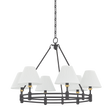 Hudson Valley Lighting Howard AGED BRASS/DISTRESSED BRONZE 32.75W x 23H Chandelier