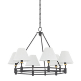 Hudson Valley Lighting Howard AGED BRASS/DISTRESSED BRONZE 32.75W x 23H Chandelier
