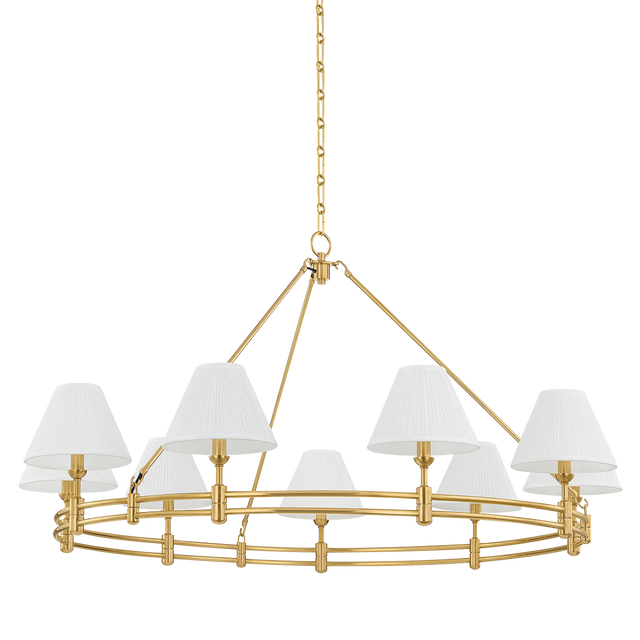 Hudson Valley Lighting Howard AGED BRASS 50W x 26H Chandelier