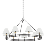 Hudson Valley Lighting Howard AGED BRASS/DISTRESSED BRONZE 50W x 26H Chandelier