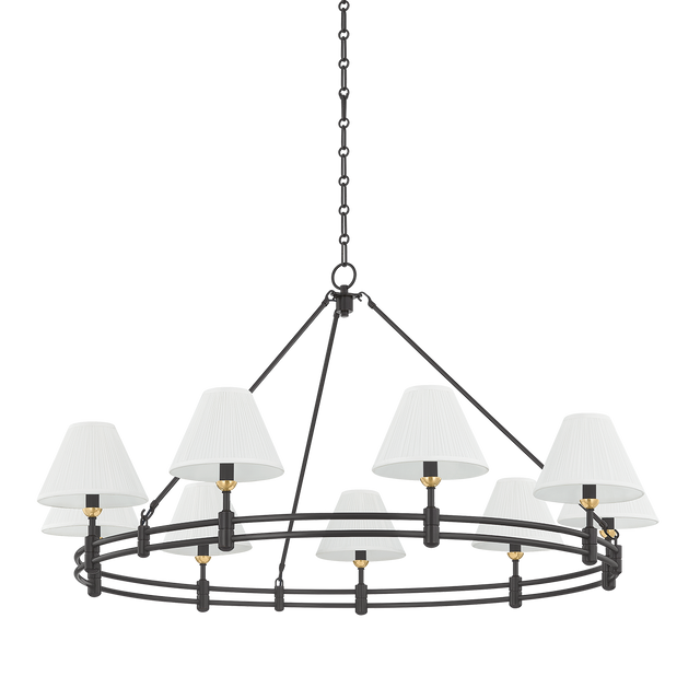 Hudson Valley Lighting Howard AGED BRASS/DISTRESSED BRONZE 50W x 26H Chandelier