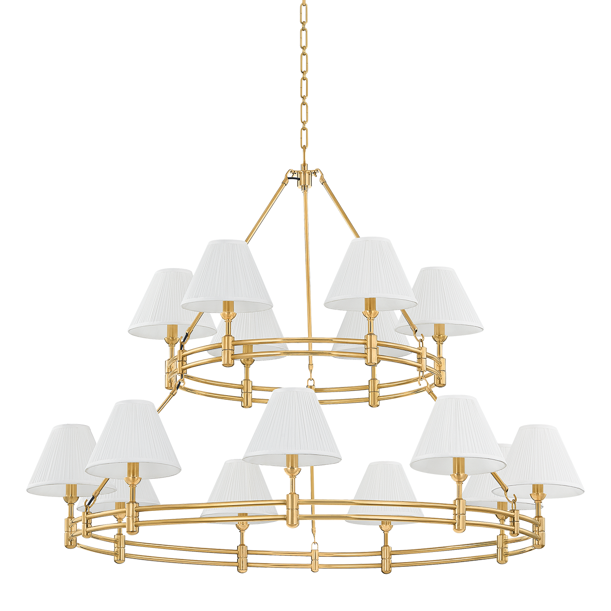 Hudson Valley Lighting Howard AGED BRASS 50W x 35.75H Chandelier