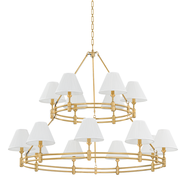 Hudson Valley Lighting Howard AGED BRASS 50W x 35.75H Chandelier