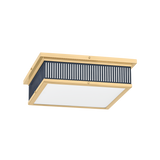 Hudson Valley Lighting Ashdown AGED BRASS/DISTRESSED BRONZE 14W x 14L x 4H Flush Mount