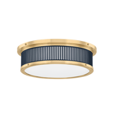 Hudson Valley Lighting Ashdown AGED BRASS/DISTRESSED BRONZE 14W x 4H Flush Mount