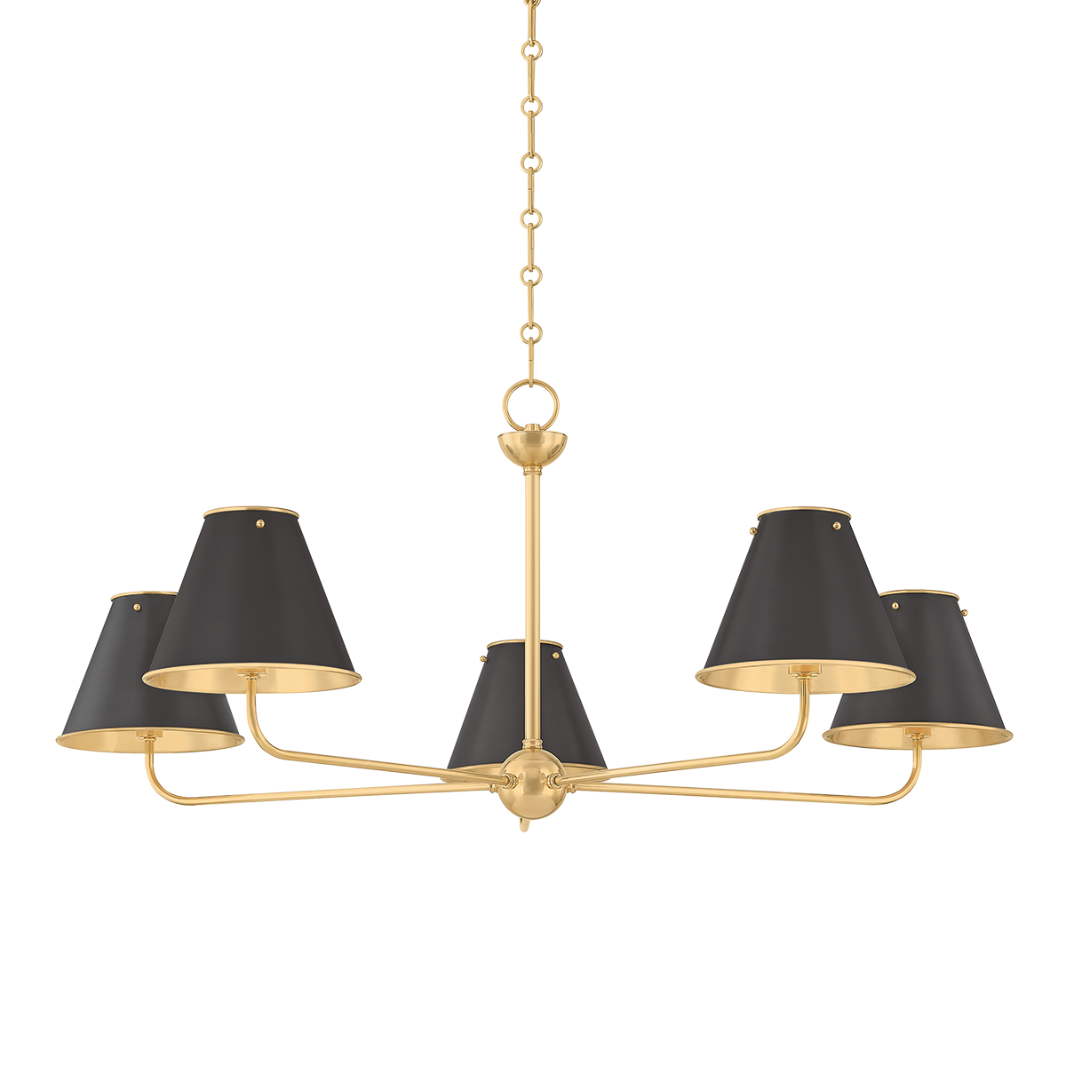 Hudson Valley Lighting Burghley AGED BRASS/DISTRESSED BRONZE 43W x 18.25H Chandelier