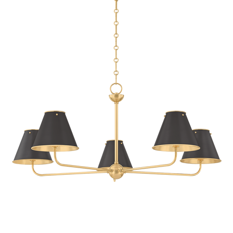 Hudson Valley Lighting Burghley AGED BRASS/DISTRESSED BRONZE 43W x 18.25H Chandelier