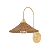 Hudson Valley Lighting Kensington AGED BRASS 12W x 15.75H Wall Sconce