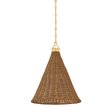 Hudson Valley Lighting Kensington AGED BRASS 14.75W x 19H Pendant