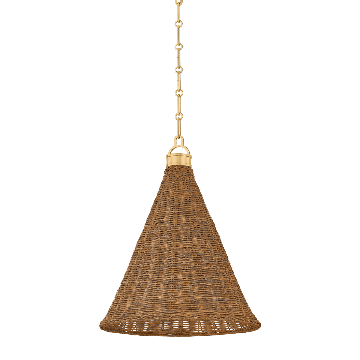 Hudson Valley Lighting Kensington AGED BRASS 14.75W x 19H Pendant