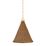 Hudson Valley Lighting Kensington AGED BRASS 14.75W x 19H Pendant