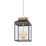 Hudson Valley Lighting Houghton AGED BRASS/DISTRESSED BRONZE 12.75W x 12.75L x 22.25H Candleholder