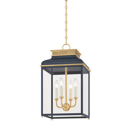 Hudson Valley Lighting Houghton AGED BRASS/DISTRESSED BRONZE 12.75W x 12.75L x 22.25H Candleholder