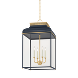 Hudson Valley Lighting Houghton AGED BRASS/DISTRESSED BRONZE 19W x 19L x 32.75H Candleholder