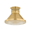 Hudson Valley Lighting Highclere AGED BRASS 12.75W x 9.75H Flush Mount