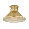 Hudson Valley Lighting Highclere AGED BRASS 17.75W x 12.25H Flush Mount