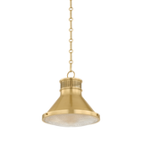 Hudson Valley Lighting Highclere AGED BRASS 12.75W x 12H Pendant
