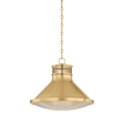 Hudson Valley Lighting Highclere AGED BRASS 17.75W x 14.5H Pendant