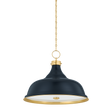 Hudson Valley Lighting Painted No. 1 AGED BRASS/DISTRESSED BRONZE 23.5W x 18.75H Pendant