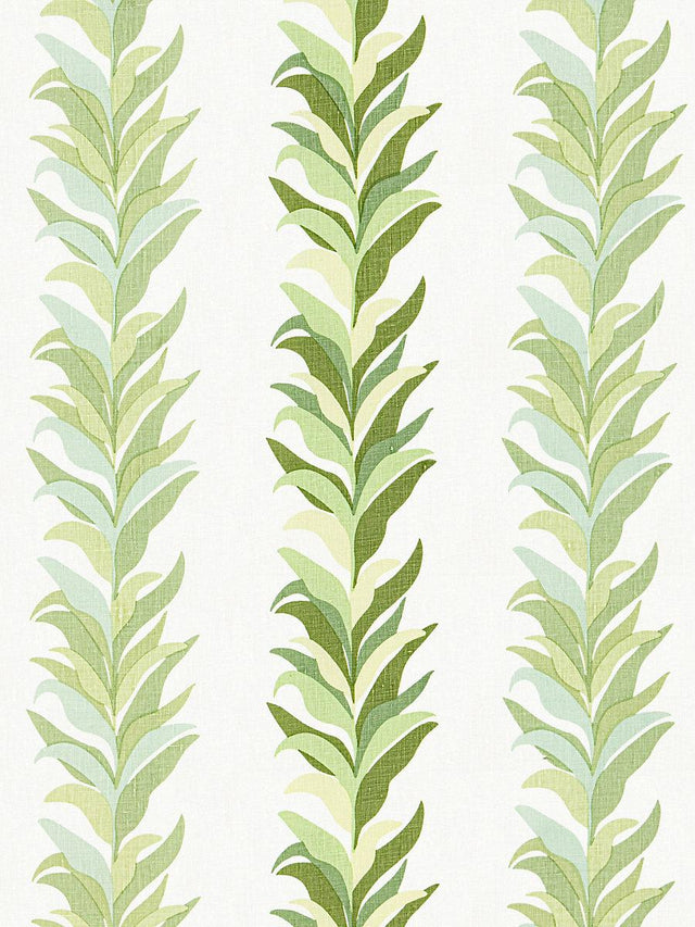 Hinson Chira Island Print Leaf Fabric