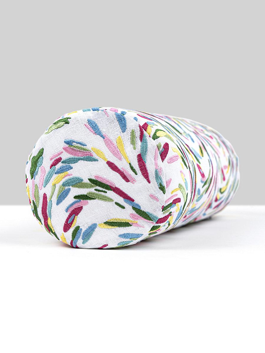 Scalamandre Fountain Embroidery 21 X 7 - Printemps Decorative Pillow