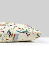 Scalamandre Enchanted Meadow 22 X 22 - Aqua Decorative Pillow