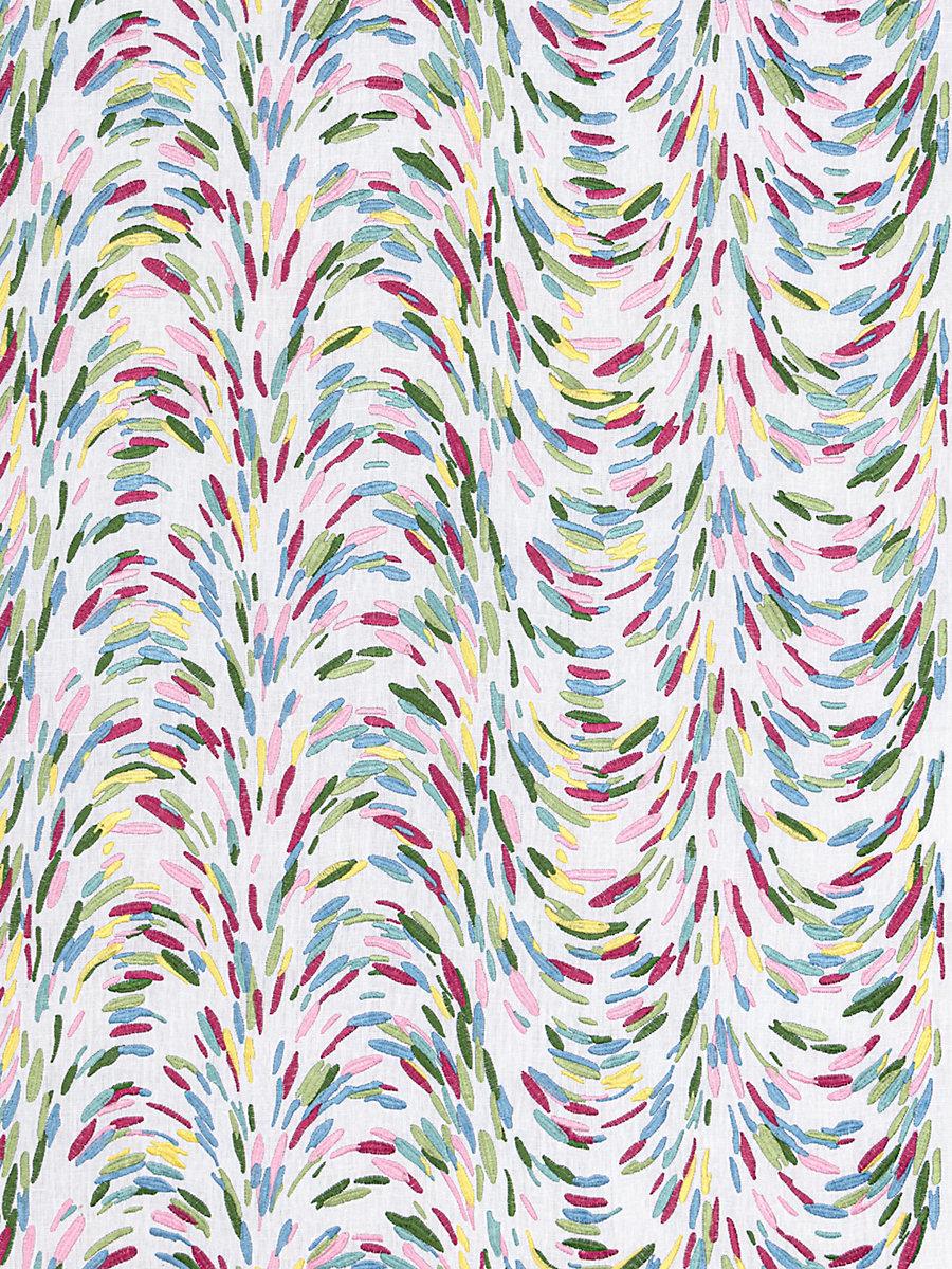 Hinson Fountain Embroidery Printemps Fabric