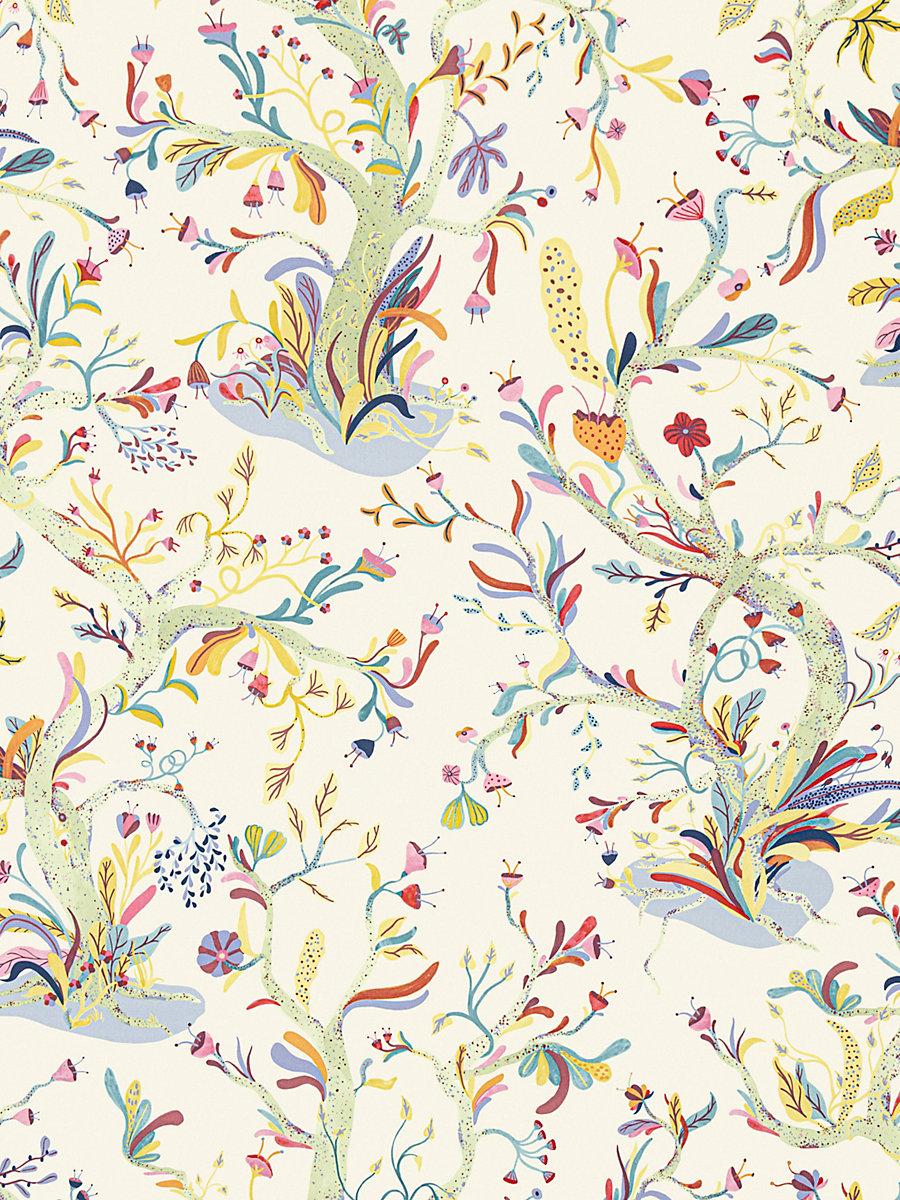 Hinson Enchanted Meadow Sage Fabric