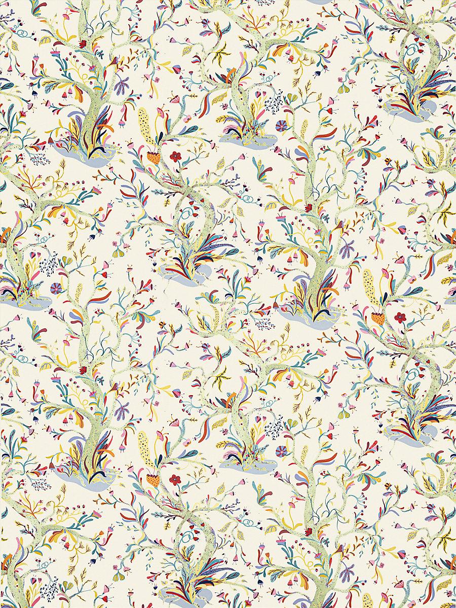 Hinson Enchanted Meadow Sage Fabric