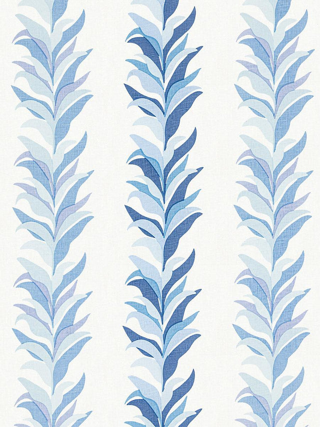 Hinson Chira Island Print Blue Marine Fabric
