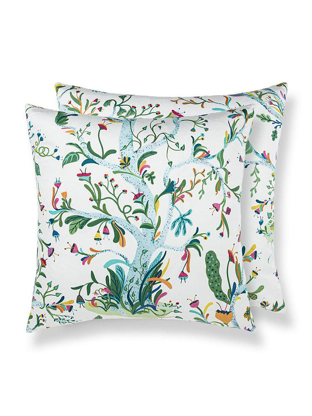 Scalamandre Enchanted Meadow 22 X 22 - Sage Decorative Pillow
