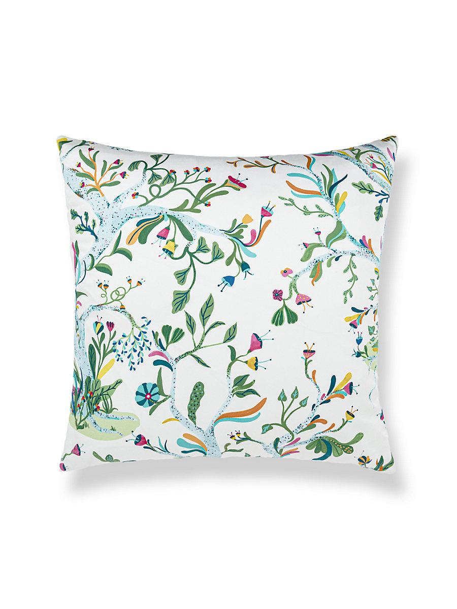 Scalamandre Enchanted Meadow 22 X 22 - Sage Decorative Pillow
