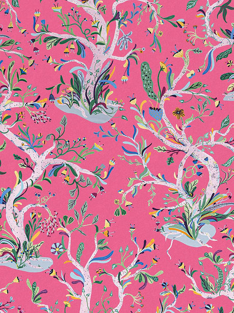 Hinson Enchanted Meadow Peony Fabric