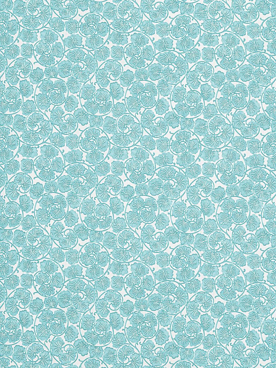 Hinson May Turquoise Fabric