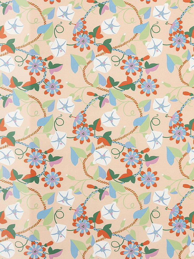 Hinson Morning Glory Peach Fabric