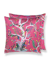 Scalamandre Enchanted Meadow 22 X 22 - Peony Decorative Pillow