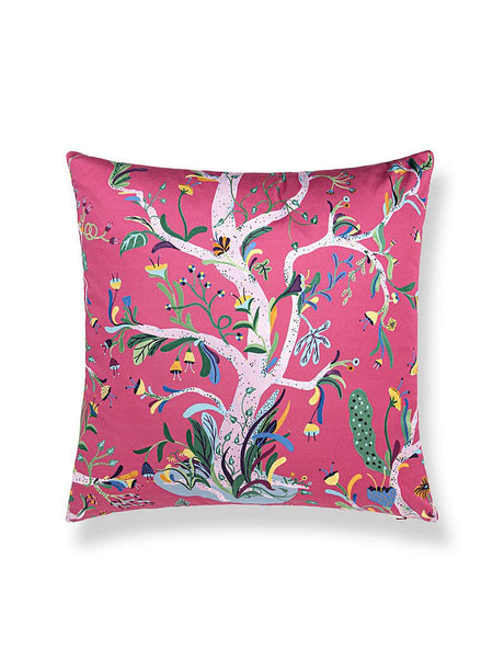 Scalamandre Enchanted Meadow 22 X 22 - Peony Decorative Pillow