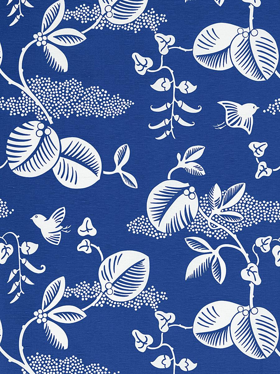 Hinson Pepper Royal Blue Fabric