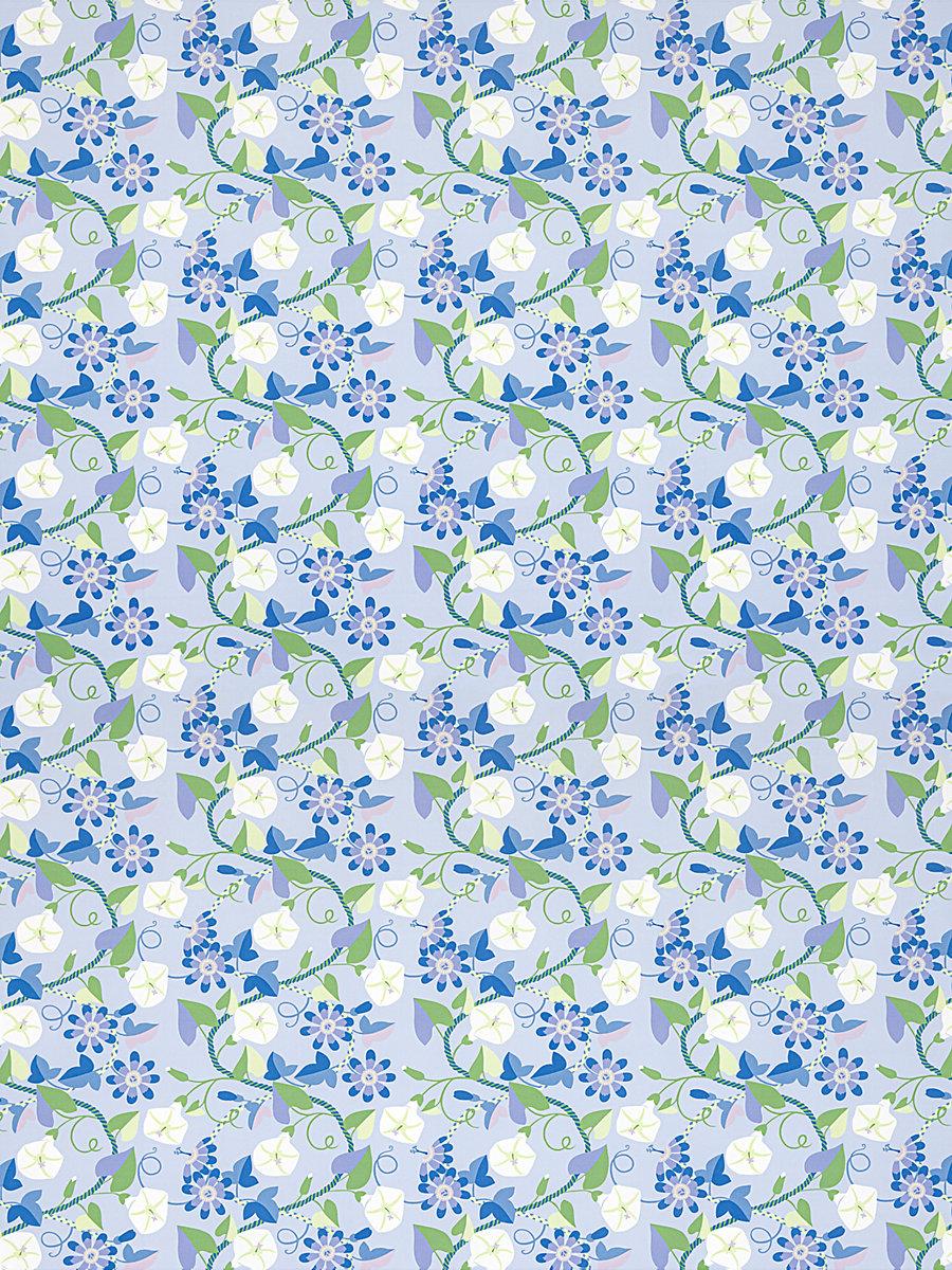Hinson Morning Glory Cornflower Fabric