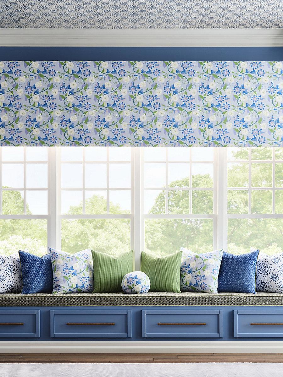 Hinson Morning Glory Cornflower Fabric
