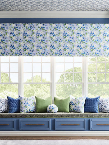 Hinson Morning Glory Cornflower Fabric