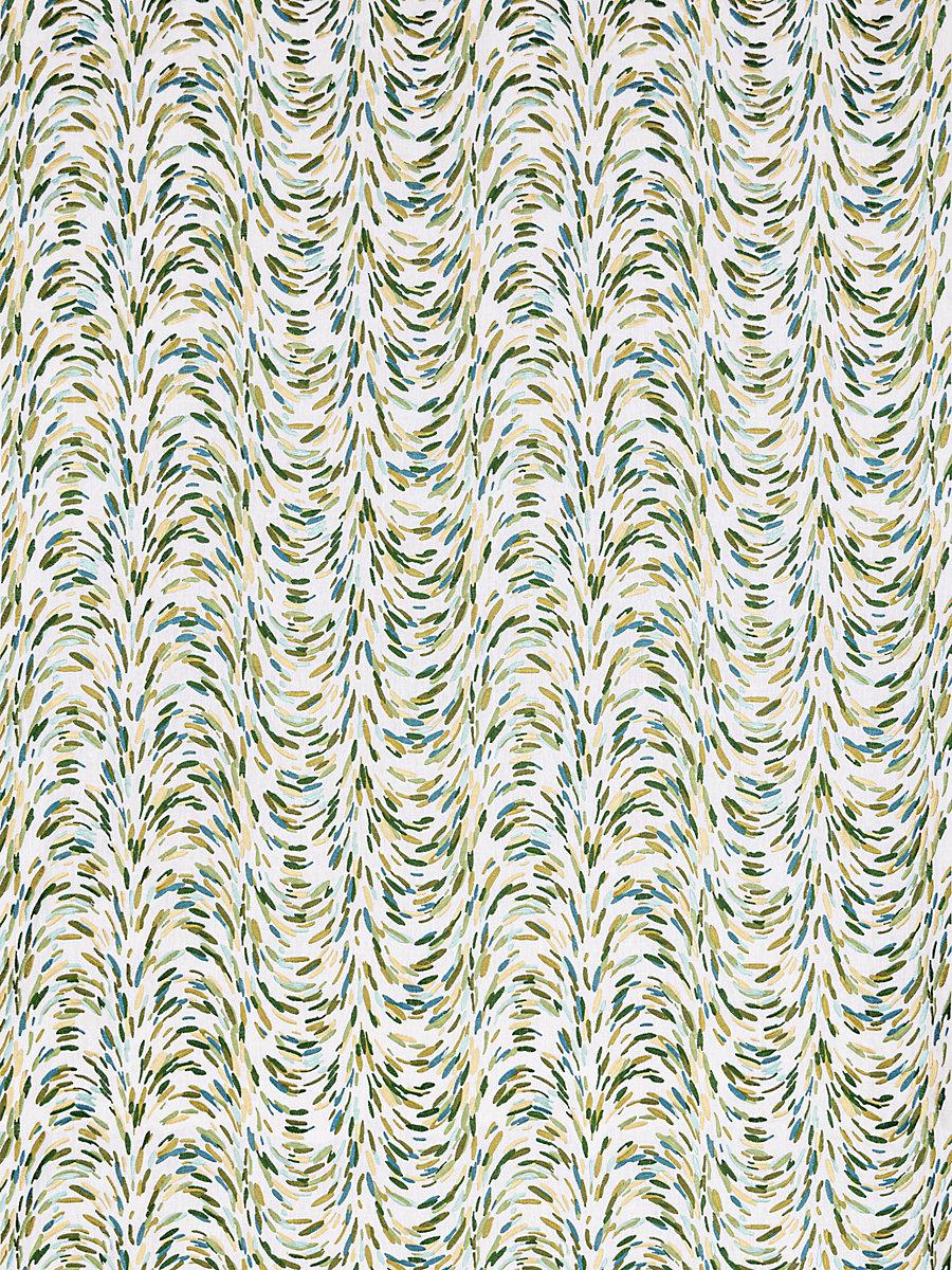 Hinson Fountain Embroidery Leaf Fabric