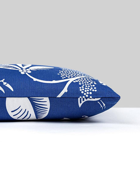 Scalamandre Pepper 22 X 22 - Royalblue Decorative Pillow