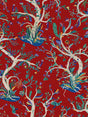 Hinson Enchanted Meadow Ruby Fabric