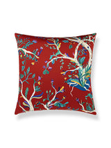 Scalamandre Enchanted Meadow 22 X 22 - Ruby Decorative Pillow