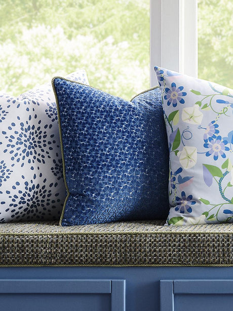 Hinson Petal Velvet Royal Blue Fabric