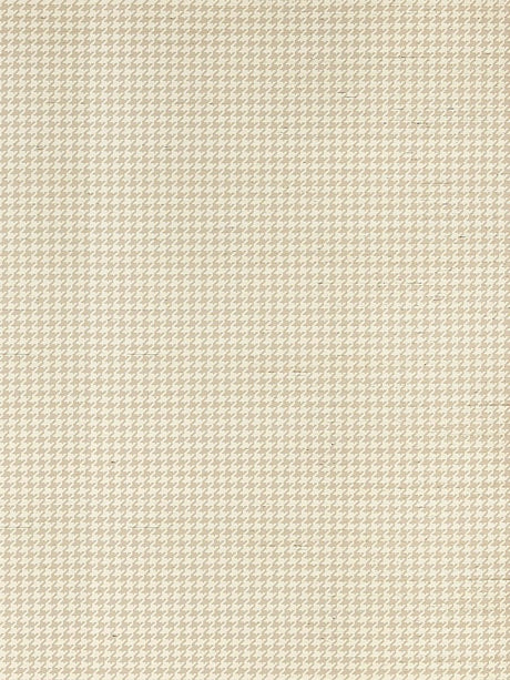 Hinson Houndstooth Sisal Dune Wallpaper