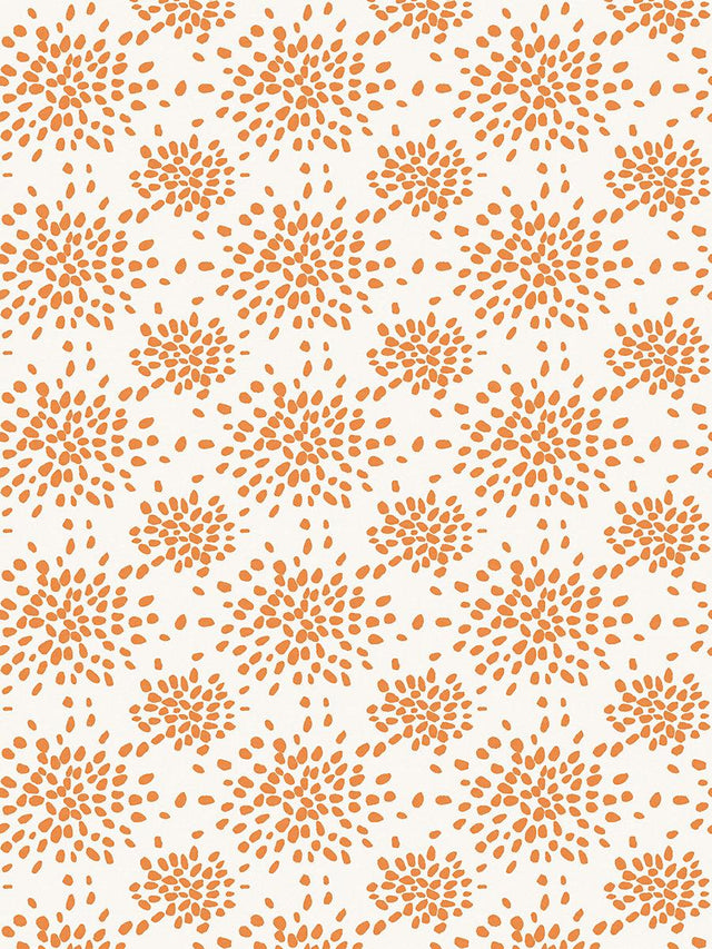 Hinson Fireworks Tangerine Wallpaper